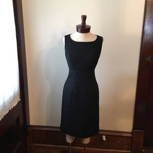 Halogen Sz 2 black speckled shift dress